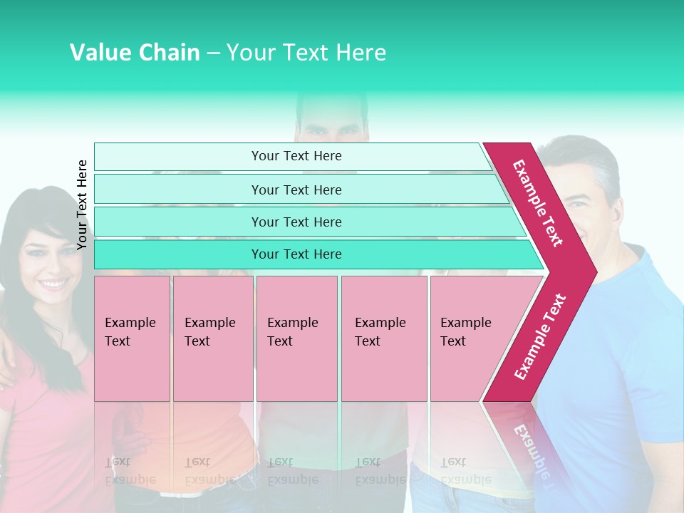 Portrait Teen Student PowerPoint Template