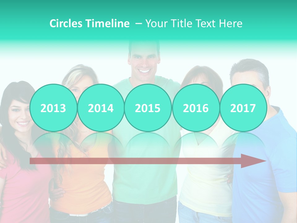 Portrait Teen Student PowerPoint Template