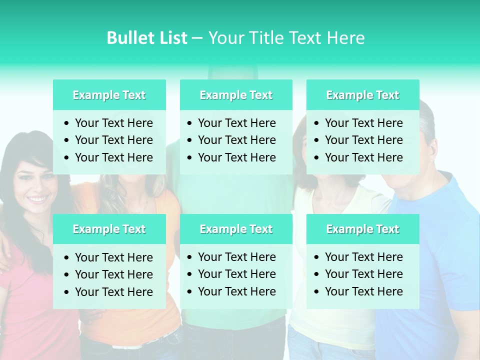 Portrait Teen Student PowerPoint Template