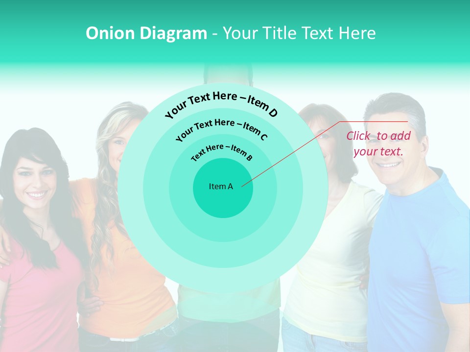 Portrait Teen Student PowerPoint Template