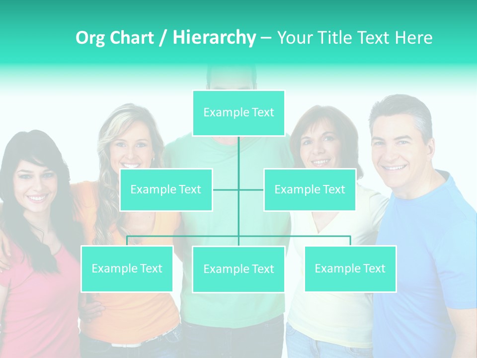Portrait Teen Student PowerPoint Template