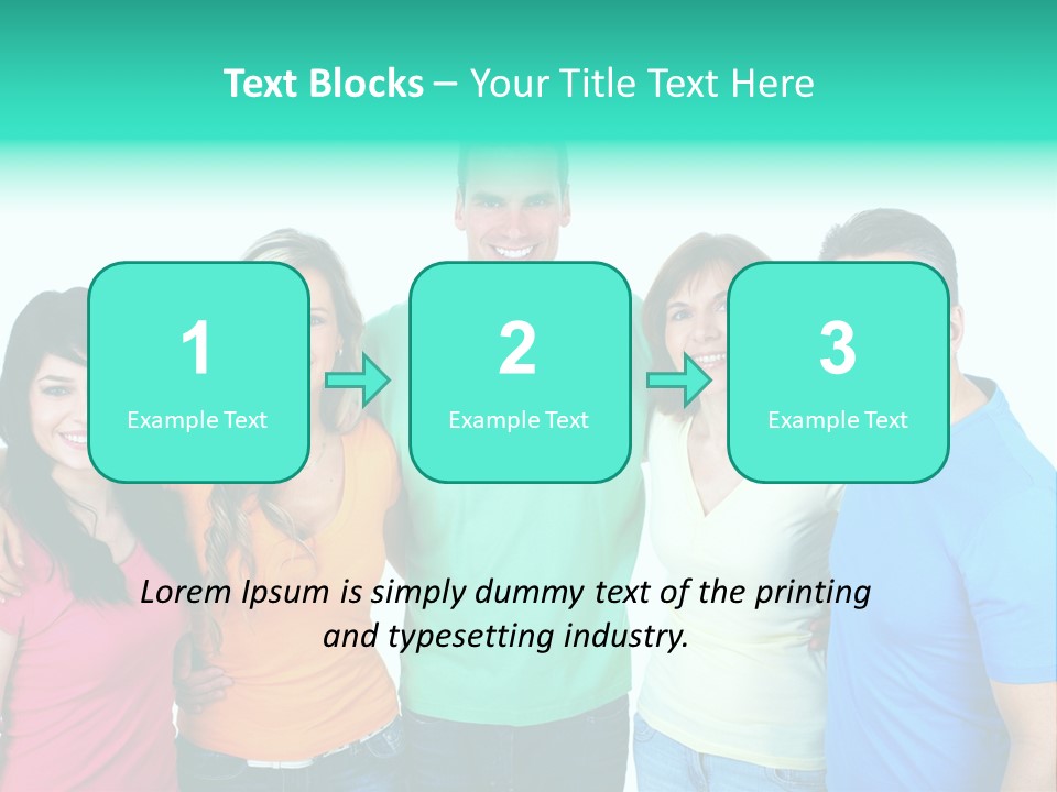 Portrait Teen Student PowerPoint Template
