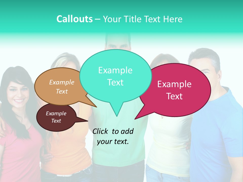 Portrait Teen Student PowerPoint Template