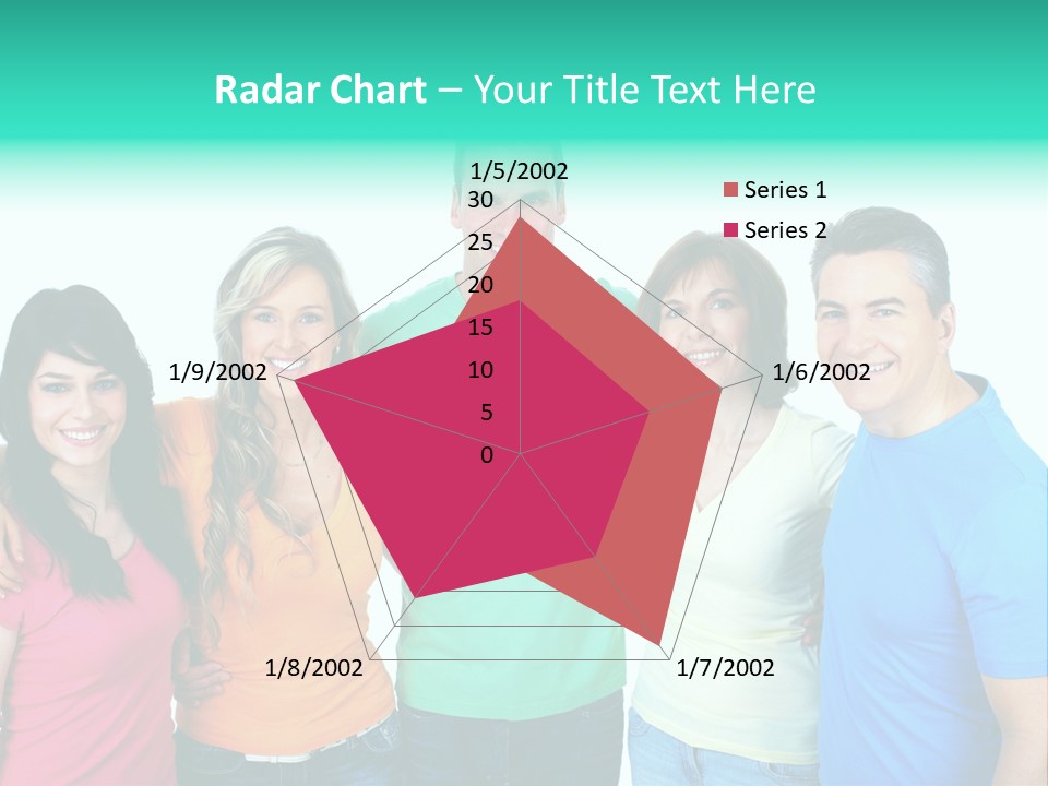 Portrait Teen Student PowerPoint Template