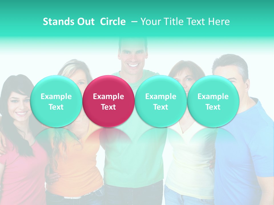 Portrait Teen Student PowerPoint Template