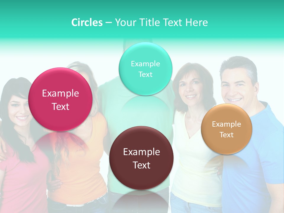 Portrait Teen Student PowerPoint Template