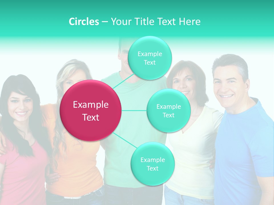 Portrait Teen Student PowerPoint Template