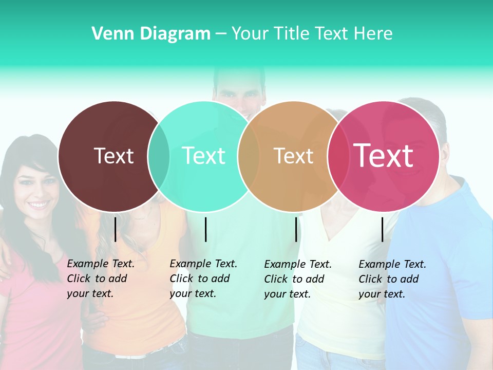 Portrait Teen Student PowerPoint Template