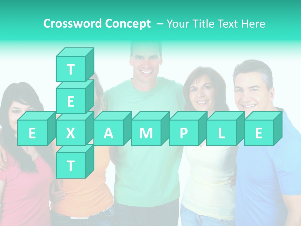 Portrait Teen Student PowerPoint Template