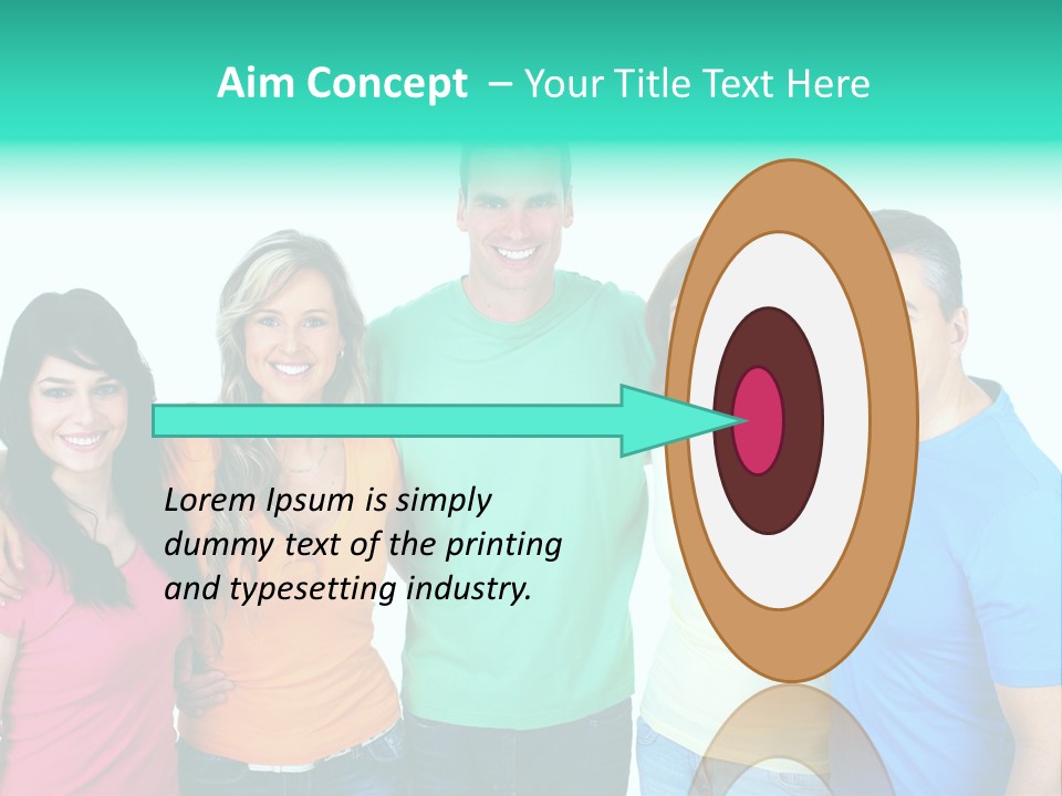 Portrait Teen Student PowerPoint Template