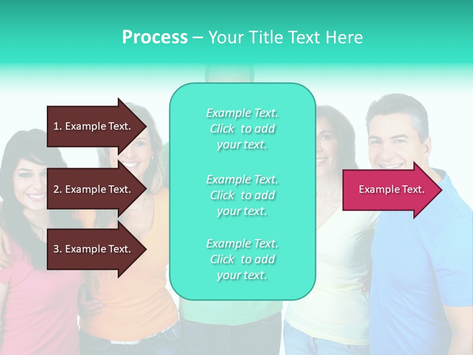 Portrait Teen Student PowerPoint Template