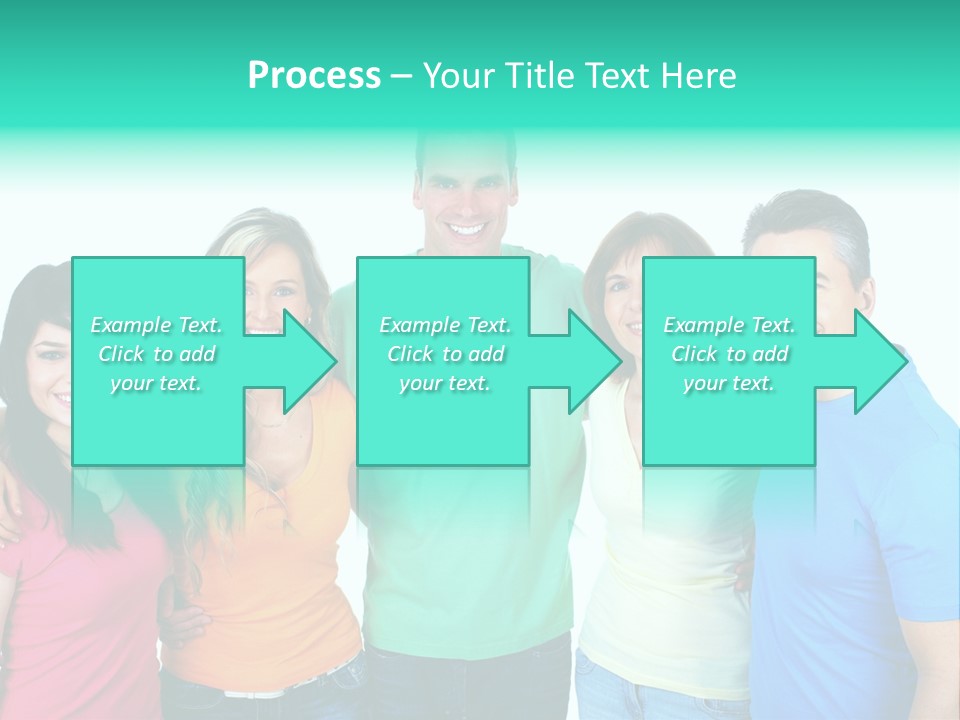 Portrait Teen Student PowerPoint Template