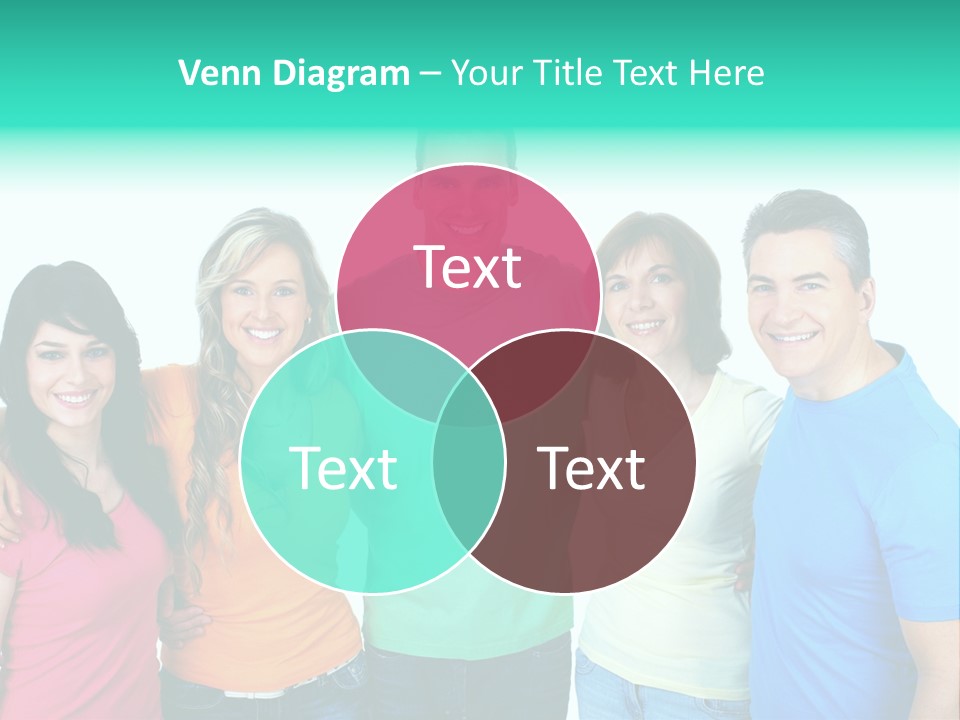 Portrait Teen Student PowerPoint Template