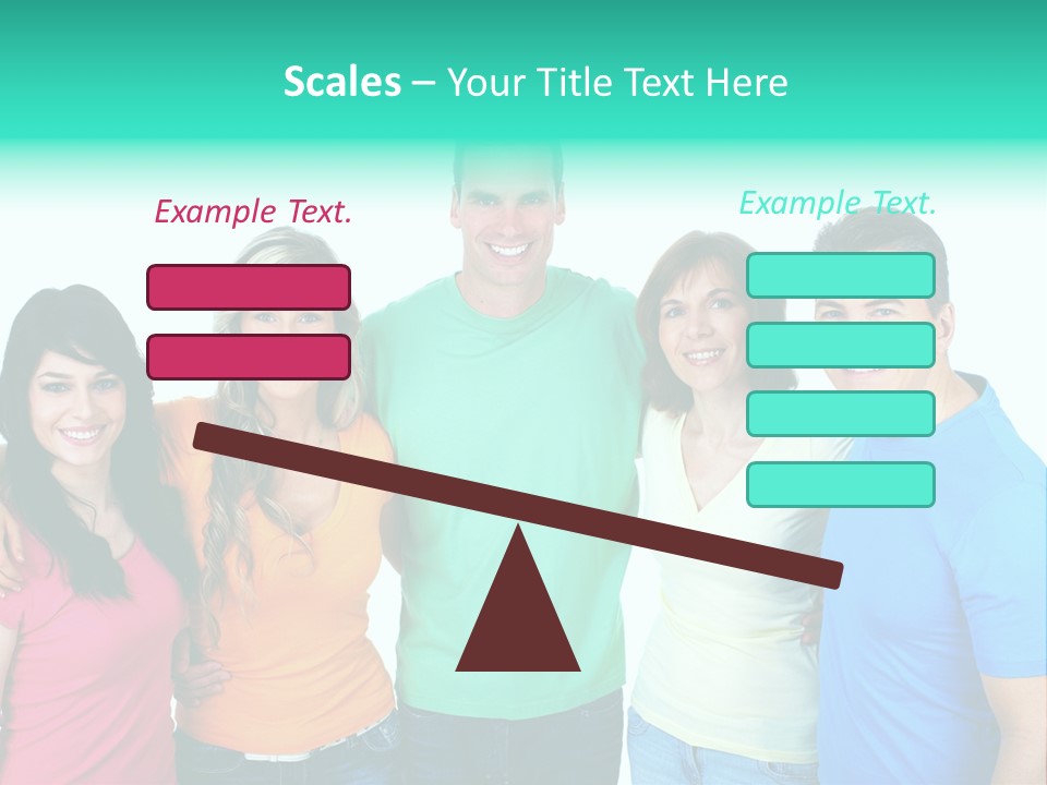 Portrait Teen Student PowerPoint Template