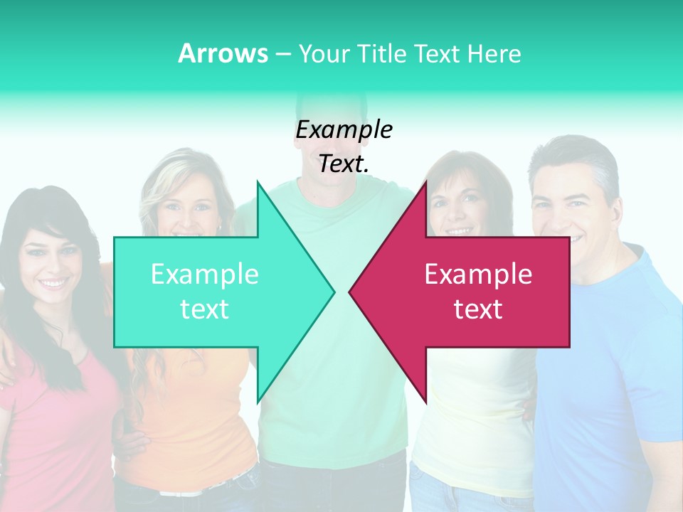 Portrait Teen Student PowerPoint Template