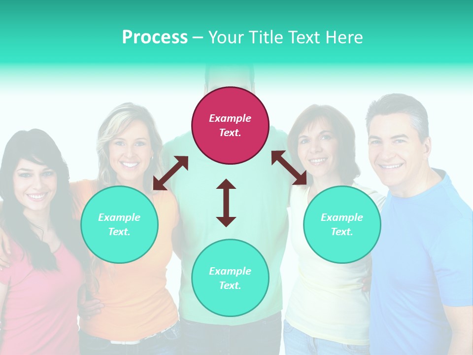 Portrait Teen Student PowerPoint Template