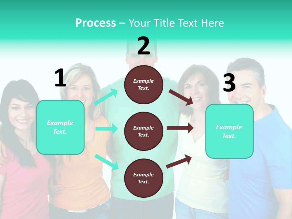 Portrait Teen Student PowerPoint Template