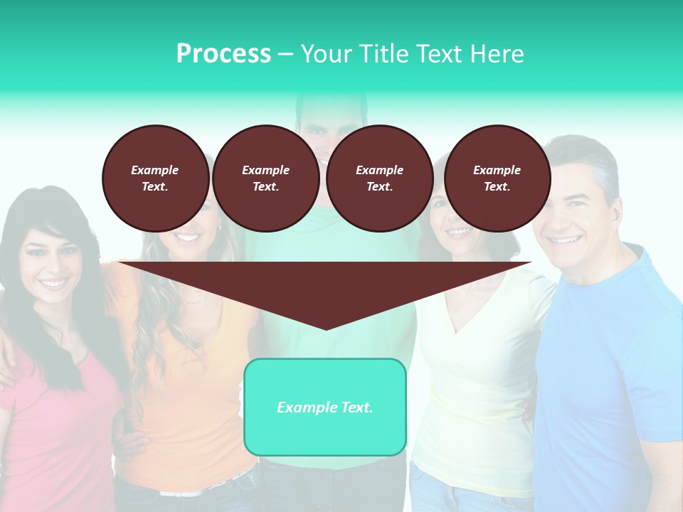 Portrait Teen Student PowerPoint Template