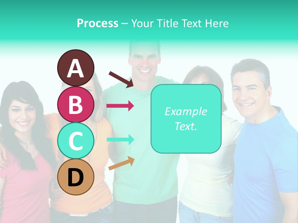 Portrait Teen Student PowerPoint Template