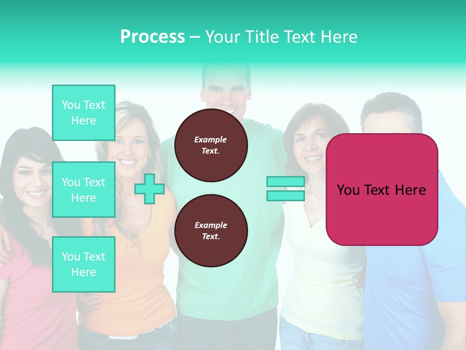 Portrait Teen Student PowerPoint Template