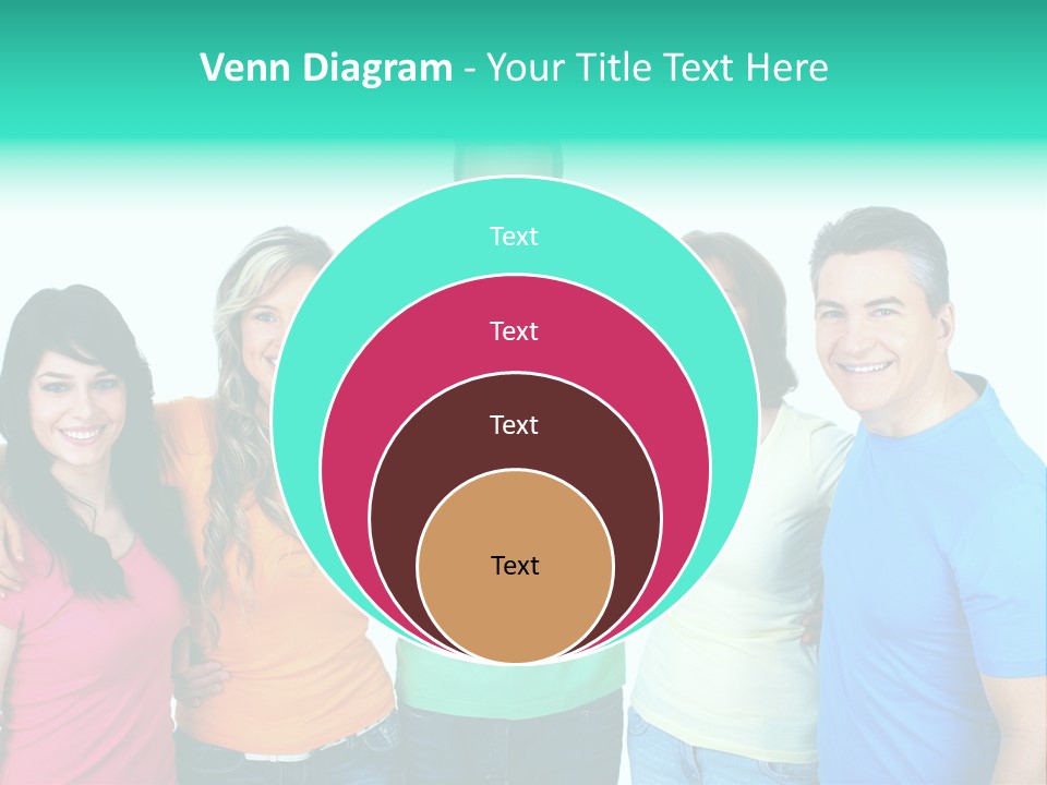 Portrait Teen Student PowerPoint Template