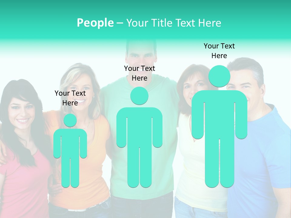 Portrait Teen Student PowerPoint Template