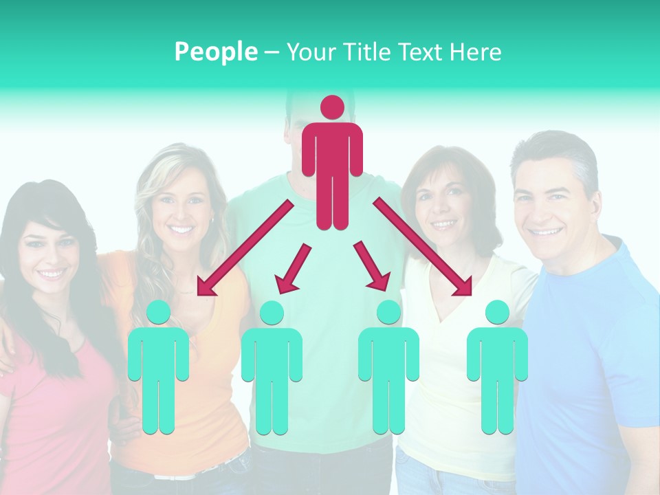 Portrait Teen Student PowerPoint Template