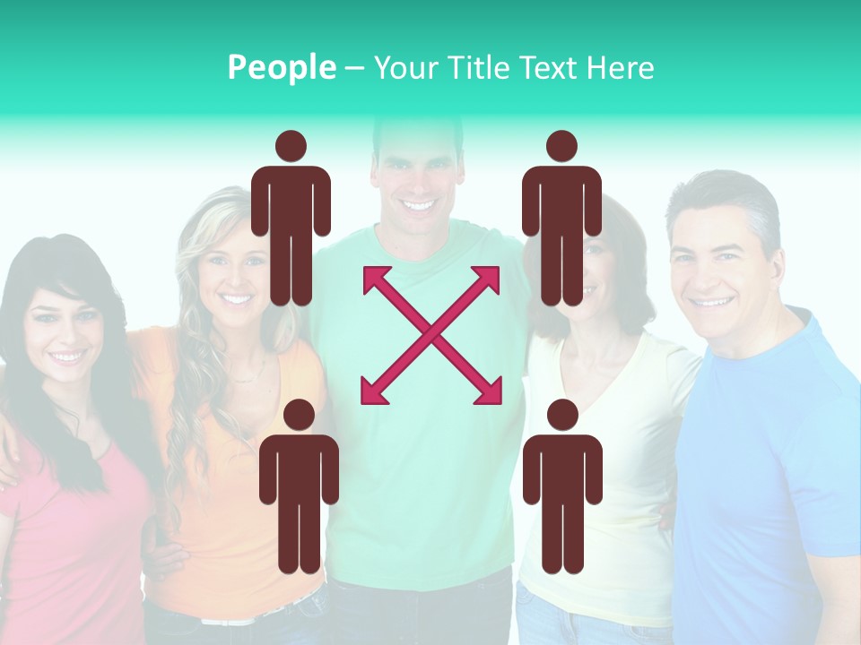 Portrait Teen Student PowerPoint Template