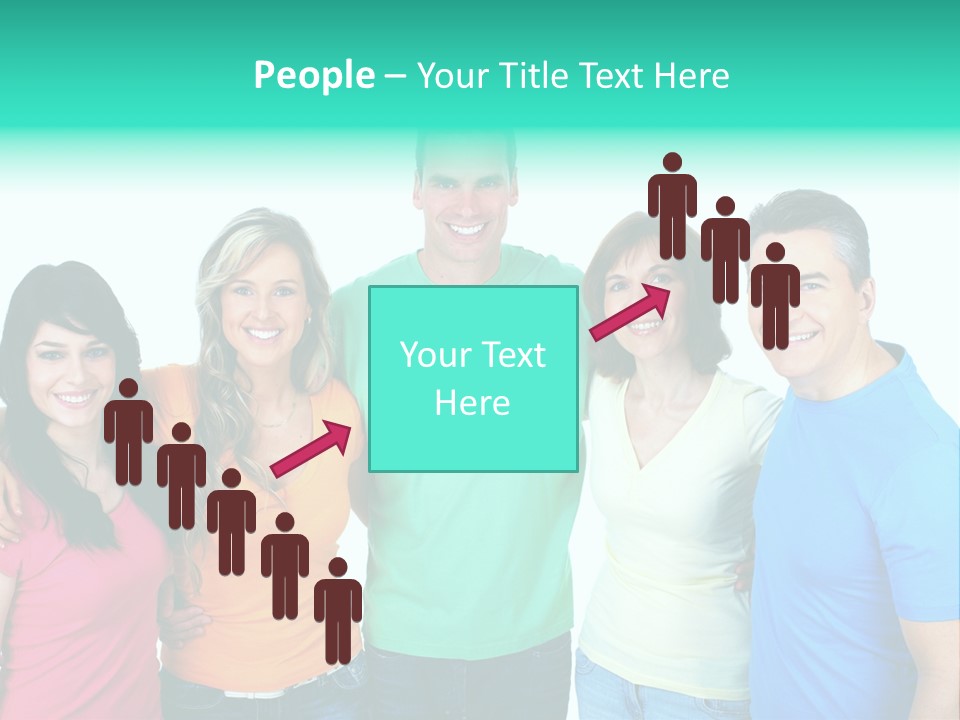 Portrait Teen Student PowerPoint Template