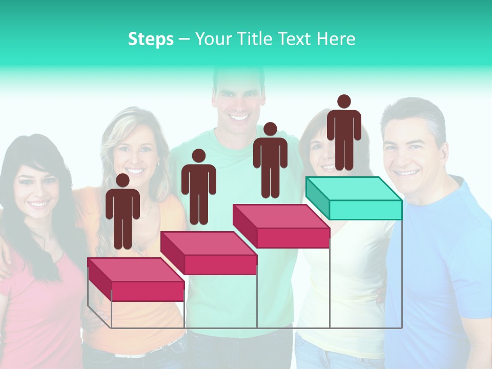 Portrait Teen Student PowerPoint Template