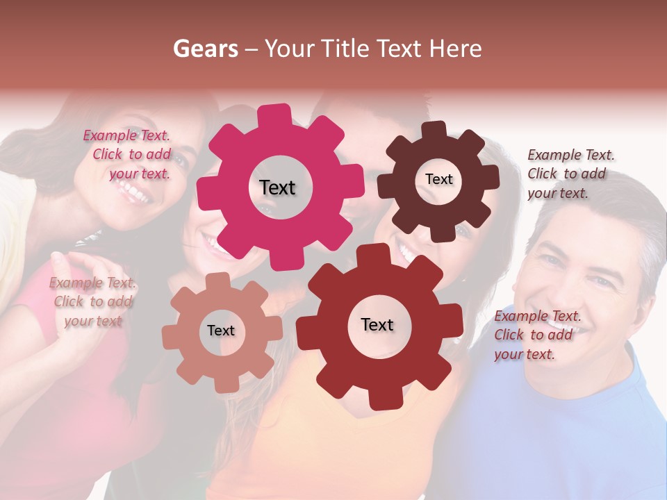 Men Joyful Guy PowerPoint Template