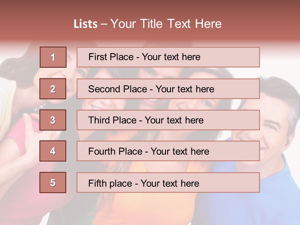 Men Joyful Guy PowerPoint Template