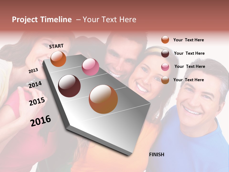 Men Joyful Guy PowerPoint Template