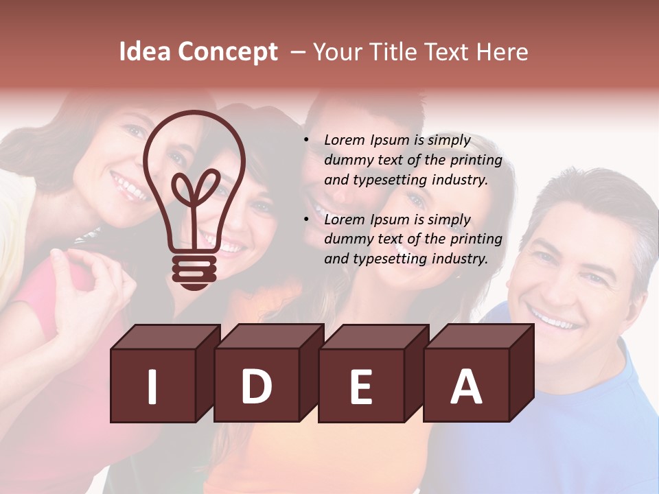 Men Joyful Guy PowerPoint Template