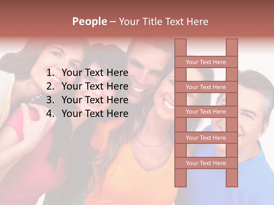 Men Joyful Guy PowerPoint Template