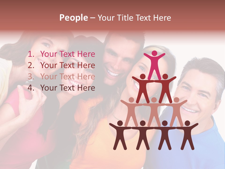 Men Joyful Guy PowerPoint Template