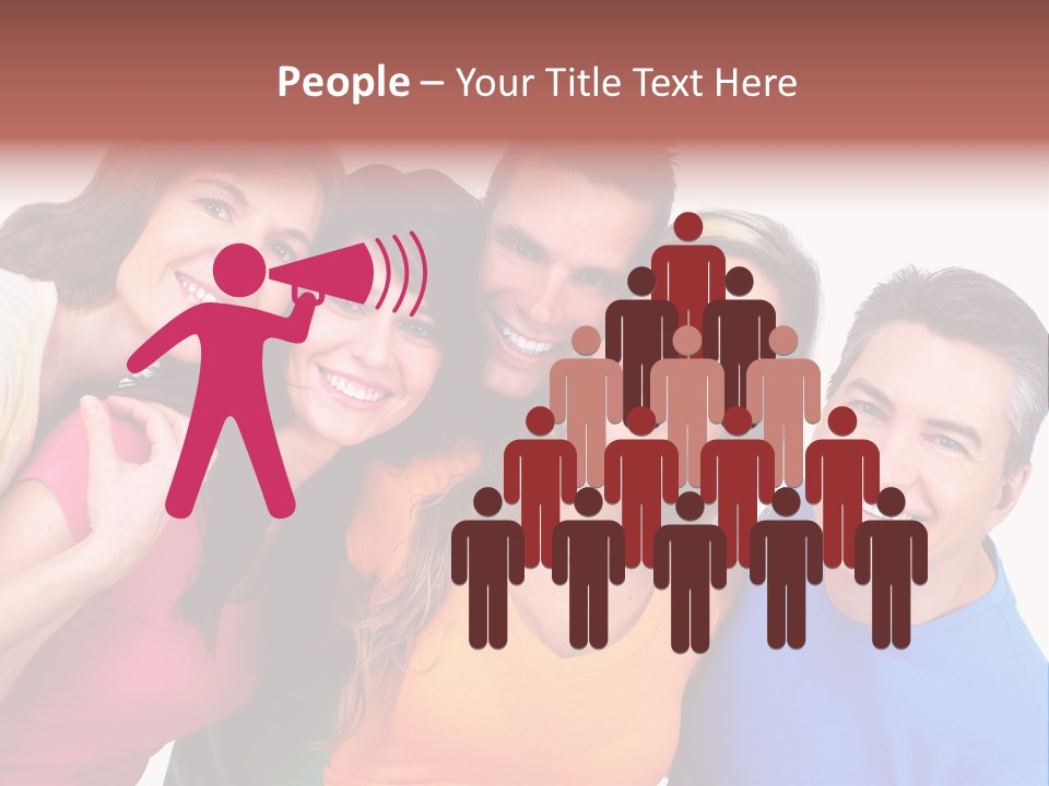 Men Joyful Guy PowerPoint Template