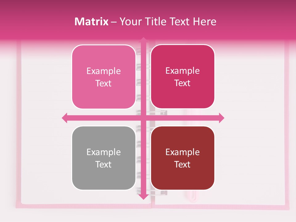 Page Planner Blank PowerPoint Template