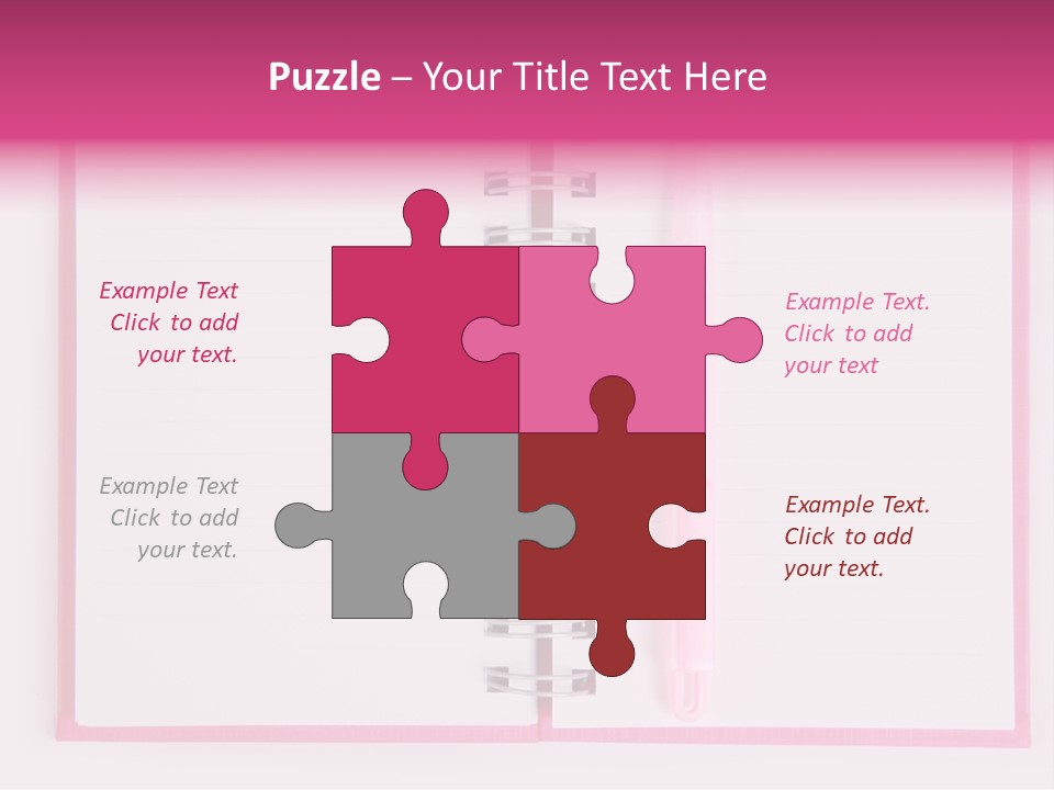 Page Planner Blank PowerPoint Template