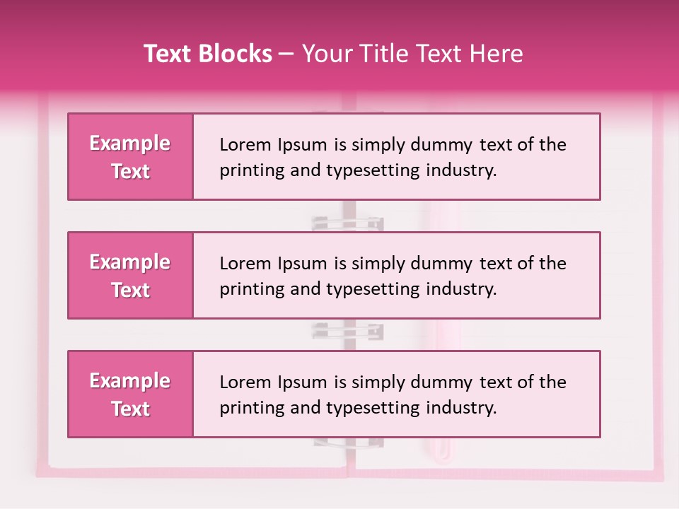 Page Planner Blank PowerPoint Template