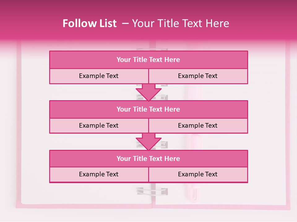 Page Planner Blank PowerPoint Template