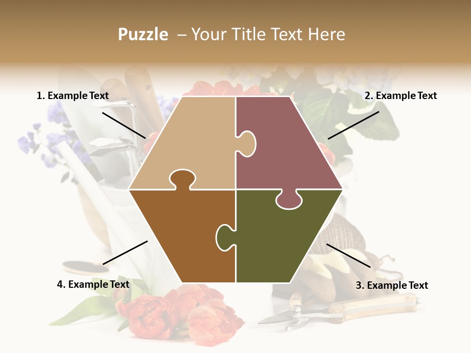 Seasonal Studio Flower PowerPoint Template