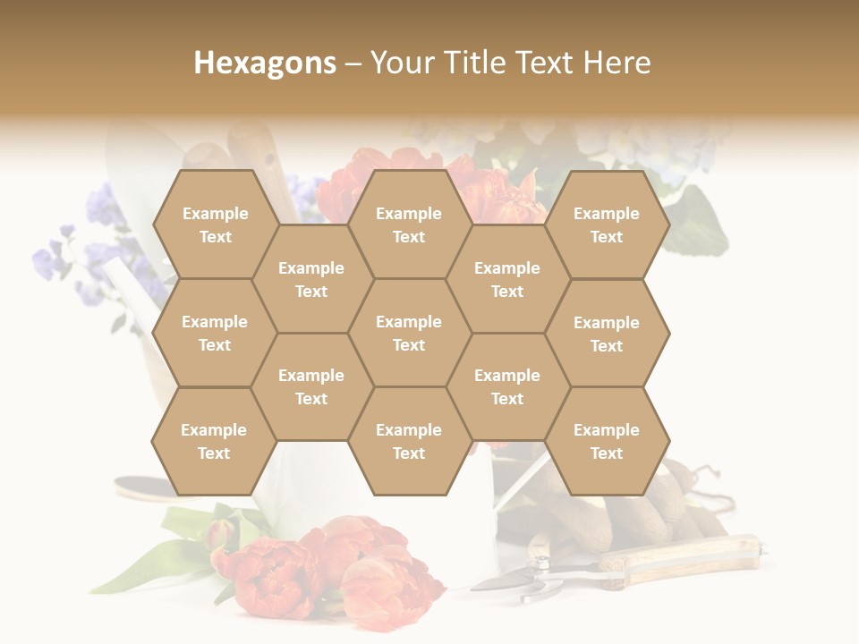 Seasonal Studio Flower PowerPoint Template