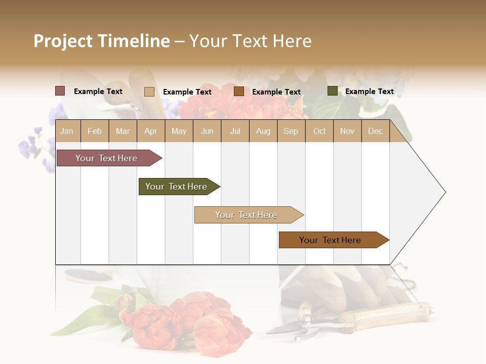 Seasonal Studio Flower PowerPoint Template