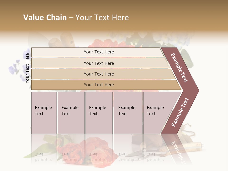Seasonal Studio Flower PowerPoint Template