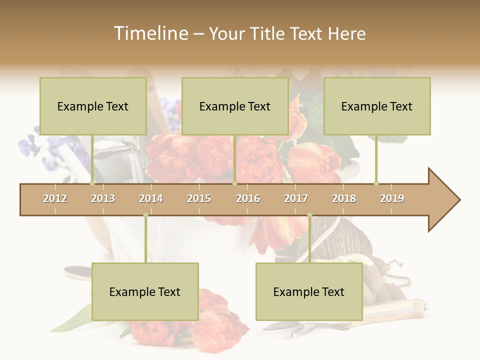 Seasonal Studio Flower PowerPoint Template