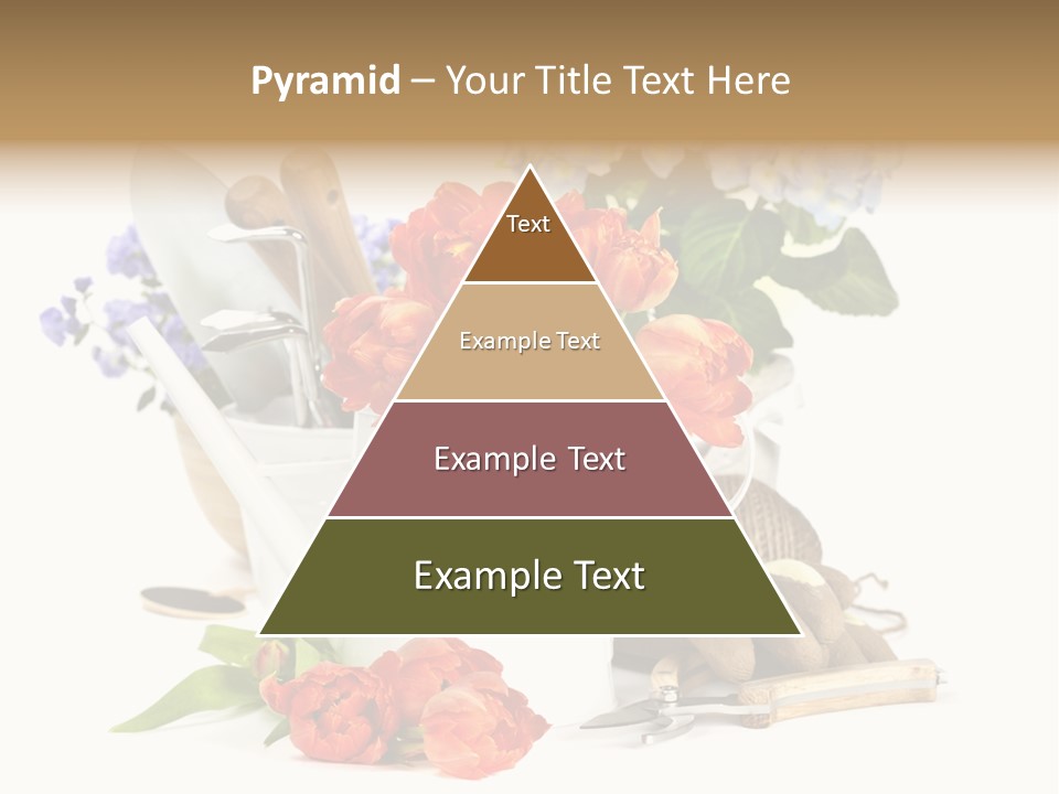 Seasonal Studio Flower PowerPoint Template