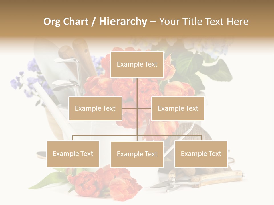 Seasonal Studio Flower PowerPoint Template