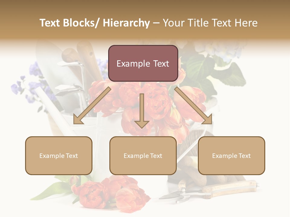 Seasonal Studio Flower PowerPoint Template
