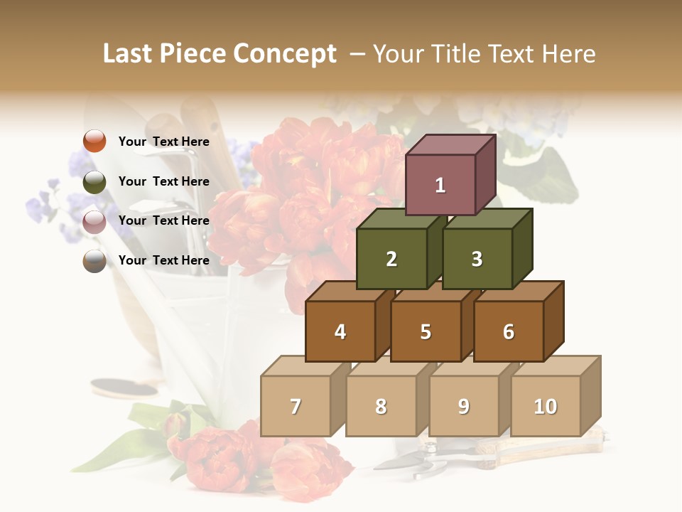 Seasonal Studio Flower PowerPoint Template